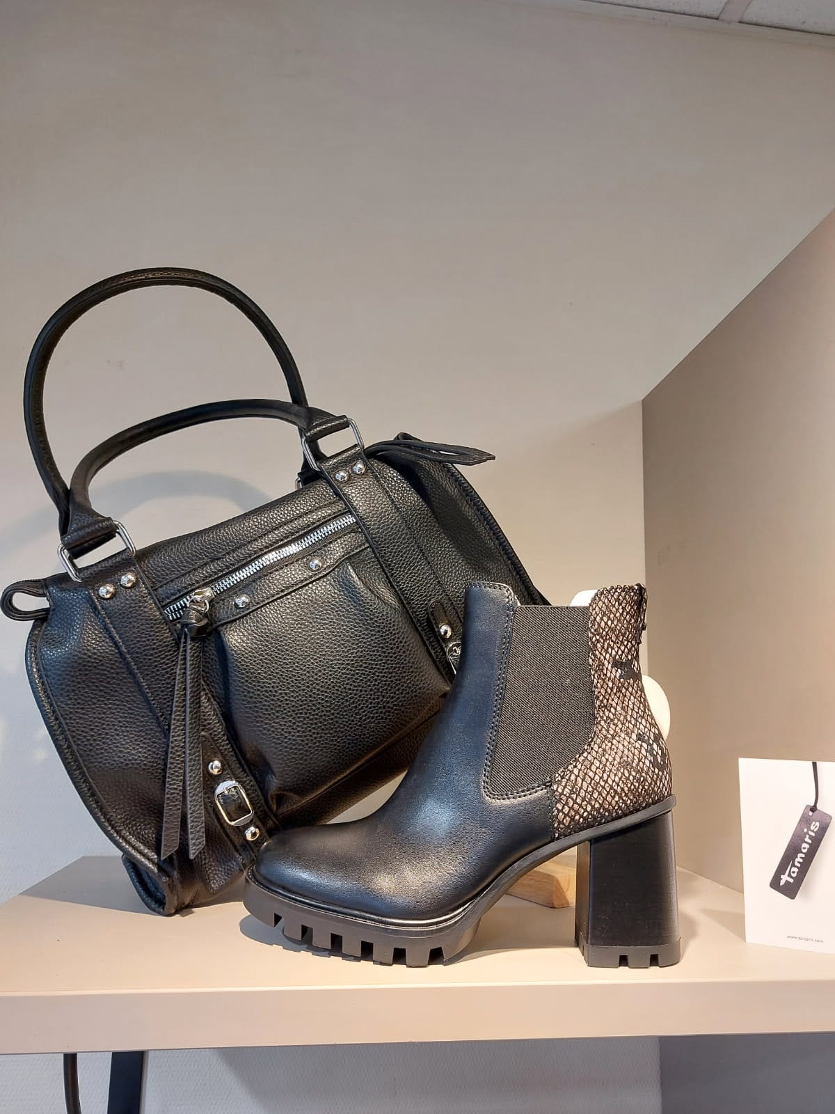 Bottines et Sac Noir